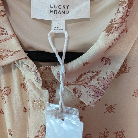Lucky brand floral shirt dress - Picture 3 of 3